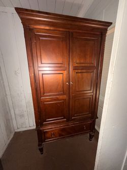 Armoire dresser shelf