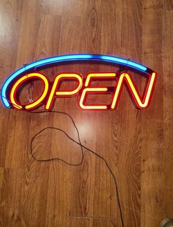 Open led sign