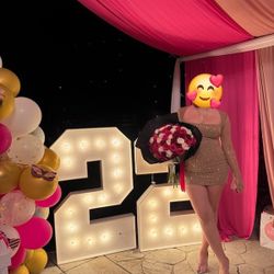Birthday Marquee NumberS  Party Decor 