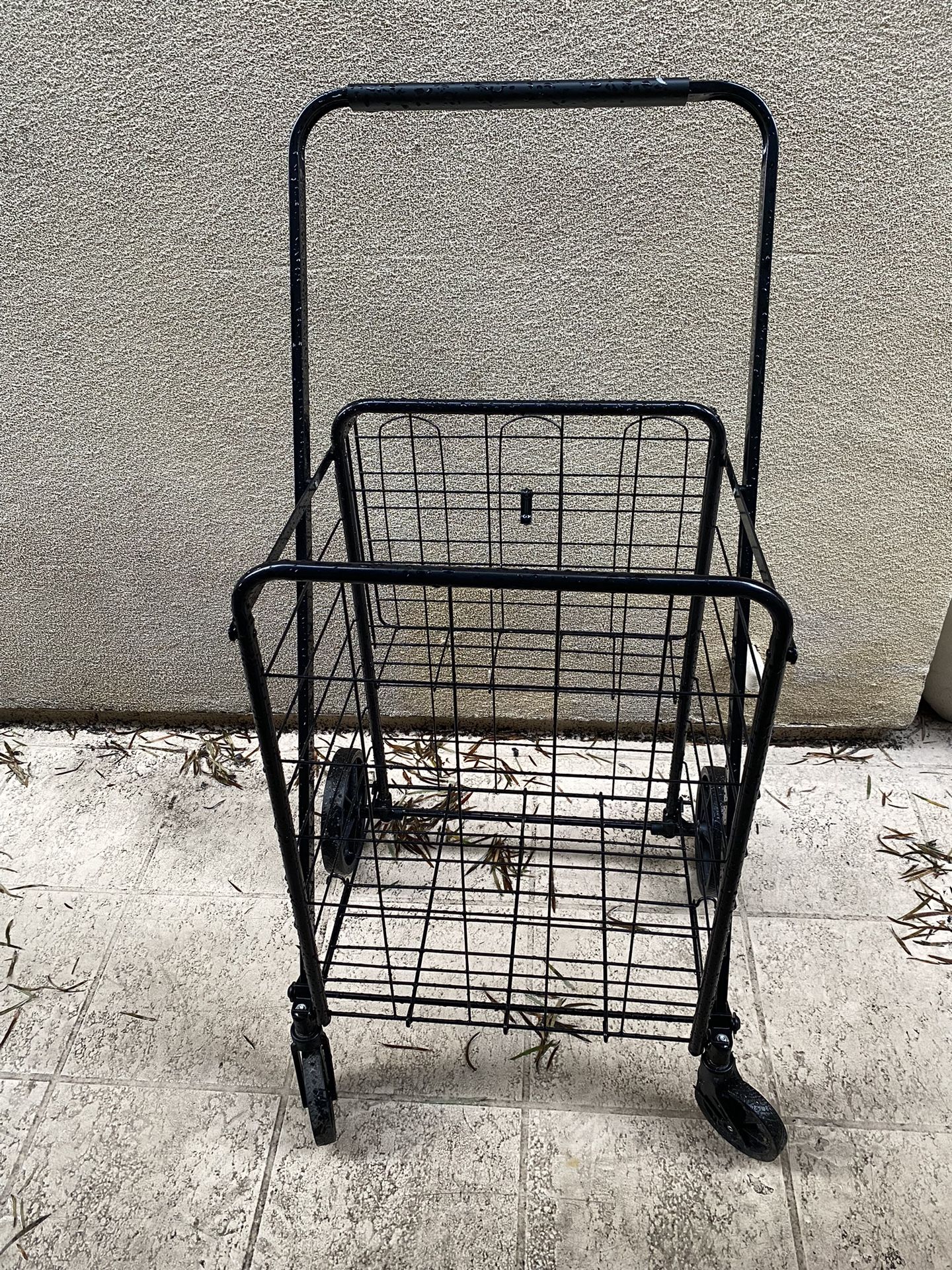 Folding Shopping Cart Multi-purpose Utility Cart Trolley Large Capacity