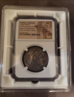 Ancient Coin c.280-200 BC THRACE, ODESSUS AR Tetradrachm