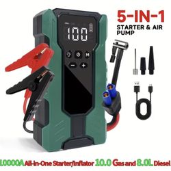Jump Starter And Inflator Tire 