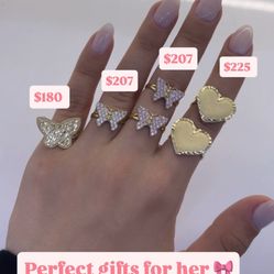 10K GOLD  RINGS FOR WOMEN / ANILLOS DE ORO 10k PARA MUJERES