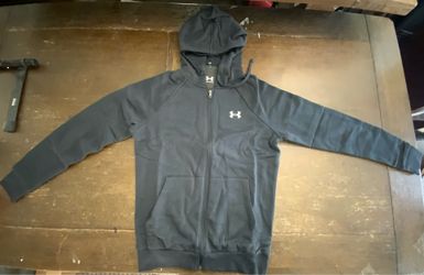 Under Armour Rival Fleece Full Zip Hoodie Black Adult XS