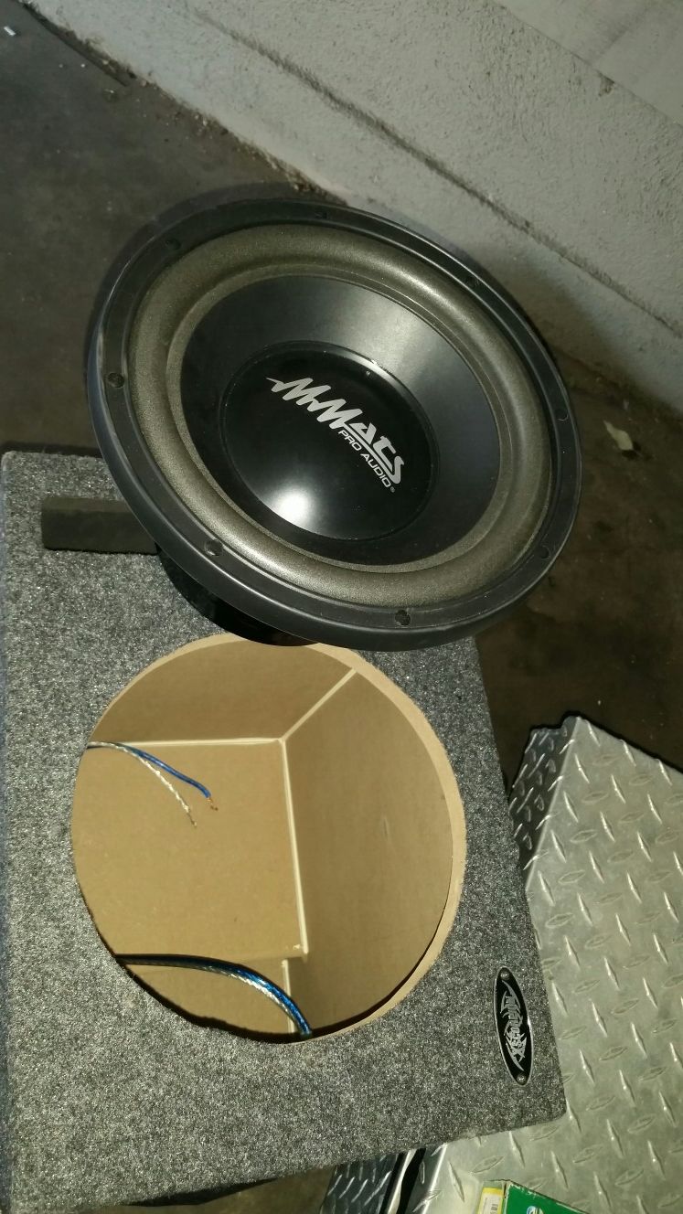 Mmats 10 best sale subwoofer
