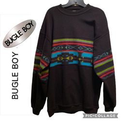 Bugle Boy Mens Old School Sweater Medium 