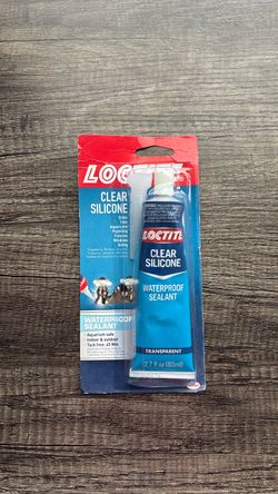 Loctite Clear Silicone Waterproof Sealant 2.7 oz