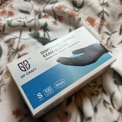 black exam gloves