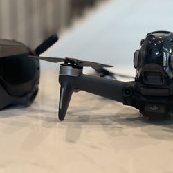 DJI FPV Drone, Goggles, And Fly More Battery Kit