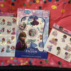 Disney Temporary Tattoos 3 packs  