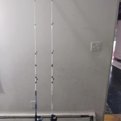 2 Shakespeare Tiger Fishing Poles