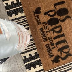 Mats , Signs  , Welcoming ,  Door Mats , Family Sign , Custom , Wood  