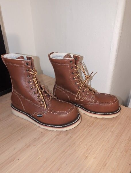 Duradero Waxhaw Moc Composite Toe Unlined 8 inch Mens size 8 wide Work Boot