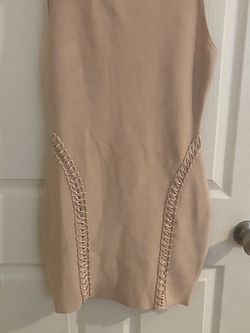 Nude Color Mini Dress