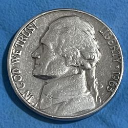 1963 Nickel D - Doble Die -Rare Mint Mark Liberty & In God We Trust $15,999.00