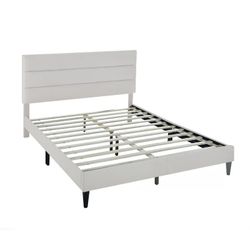 King platform Bed New In Box. Mattress And Deliver Available But Not Included