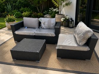 New outdoor patio furniture set Sunbrella fabric