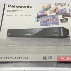 Panasonic DMP-BD90P-K Blu-ray Player Black USB External HDD Blu-ray DVD  (#1162)