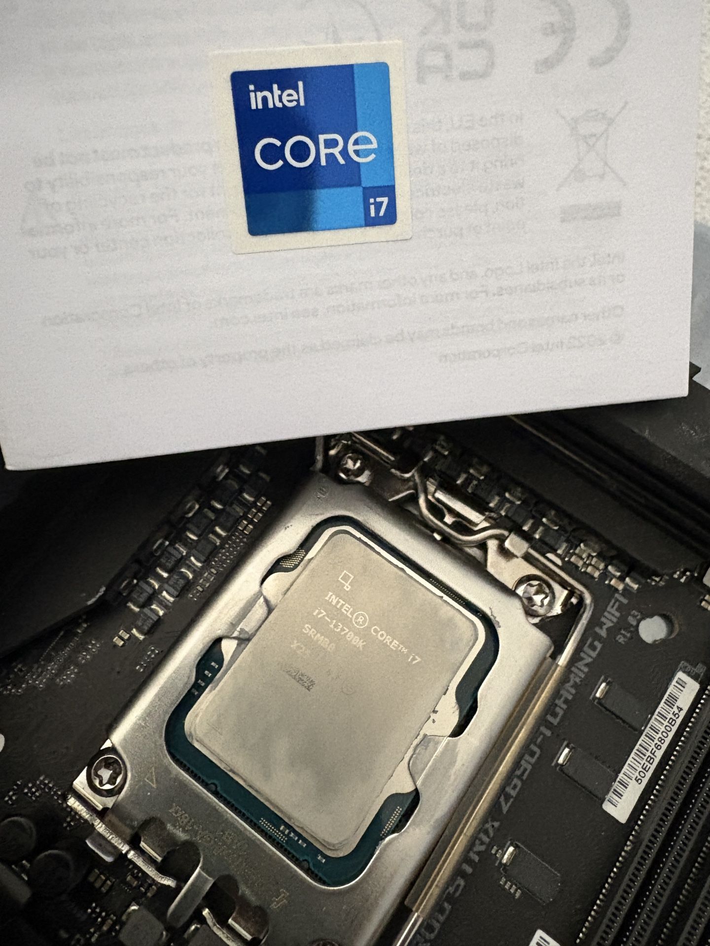 Intel i7-13700k CPU