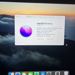 MacBook Pro 13 Inch Touchbar