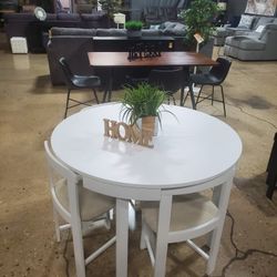 Mid-century Modern Style Round Dining Set) New)