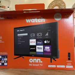 24” HD Roku Smart TV