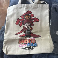 BAPE x Naruto Tote Bag #3 SUPER RARE 