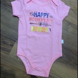 Brand New, Happy Mother’s Day Onesie Size 6/9 Months 