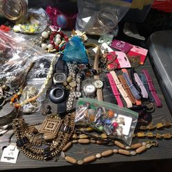 Beads, Costume Jewelry, Earrings, Bracelets, Watches 