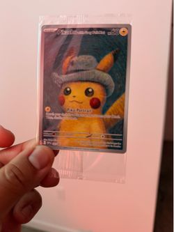 Pikachu with grey felt hat
