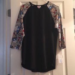 NWT LuLaRoe Woman’s Size XL, Uncle Sam Patriotic Baseball Style Shirt