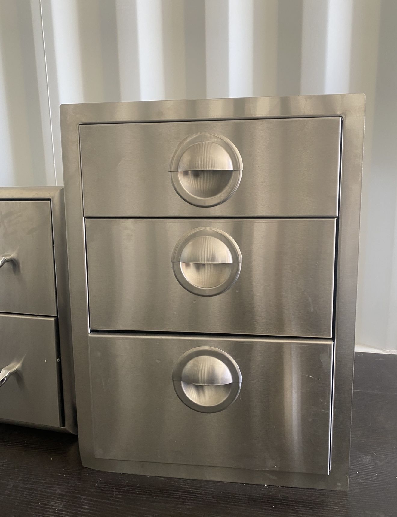 Stainless Steel Outdoor BBQ Kitchen Triple Access Drawer