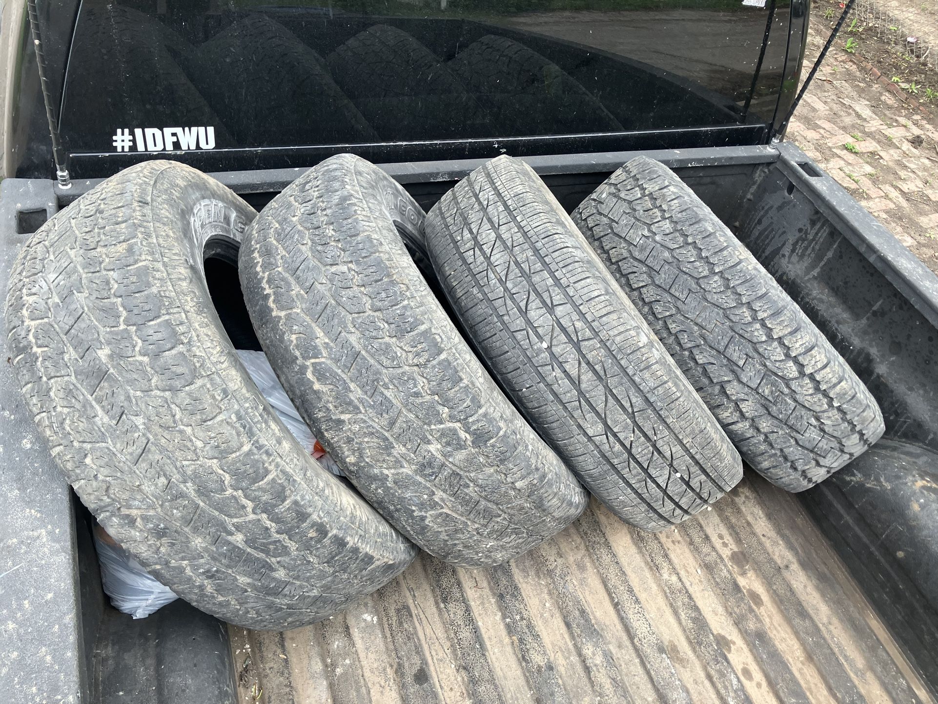 4- 265/70R17s Tires