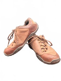 KURU Chicane Leather Orthopedic Trail Walking Shoes Brown Men 9 Gorpcore Utility