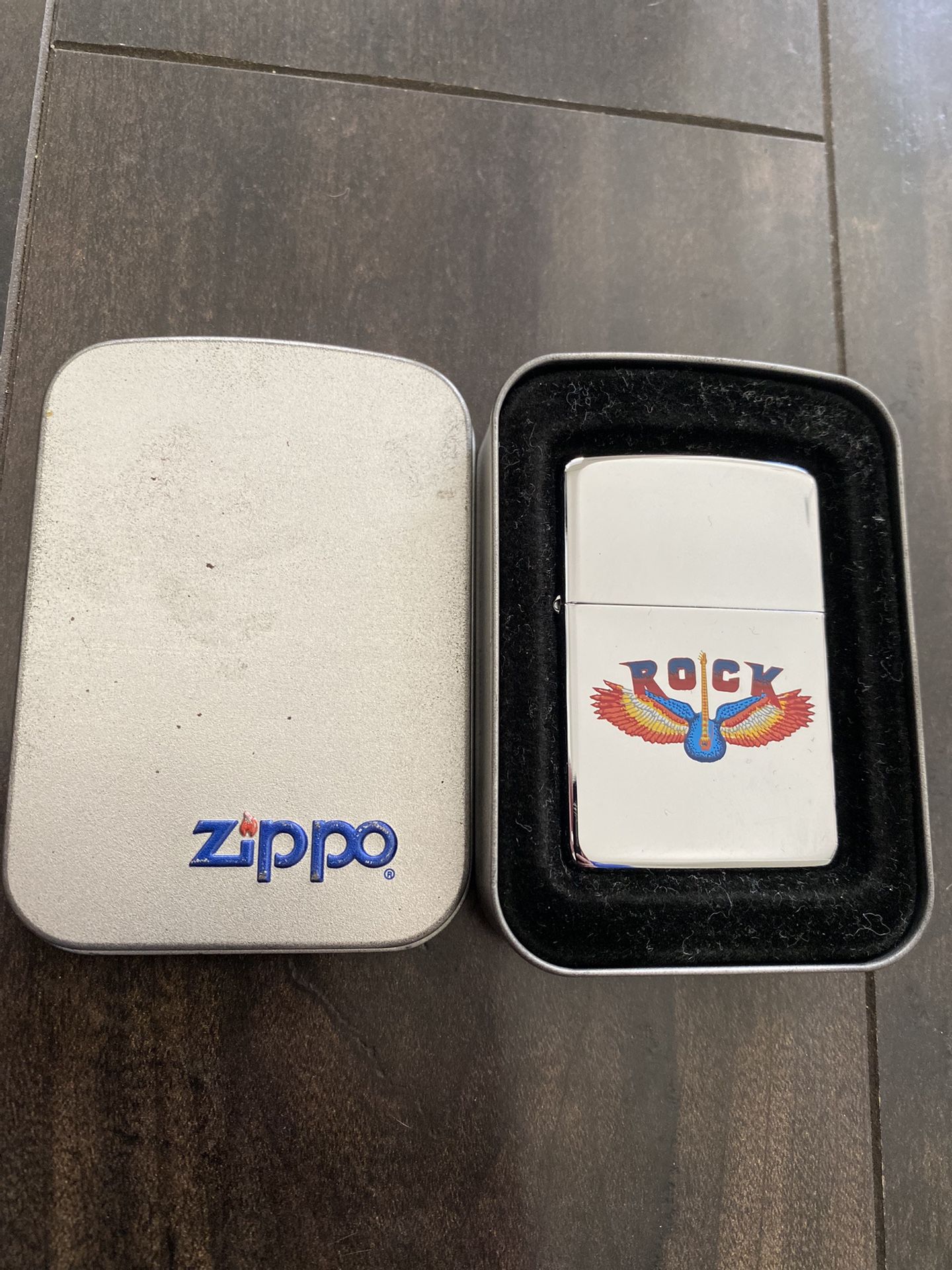 Brand New Vintage Rock Zippo Lighter 🔥 