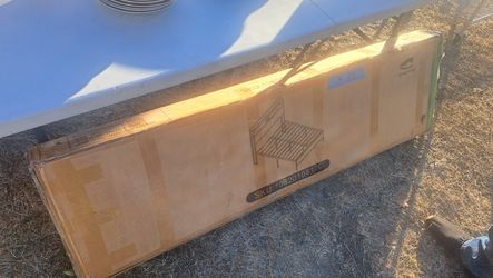 Queen Bed Frame (Box Is Closed Brand New)