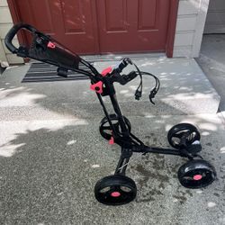 Golf Push Cart 4-wheel, Nice!