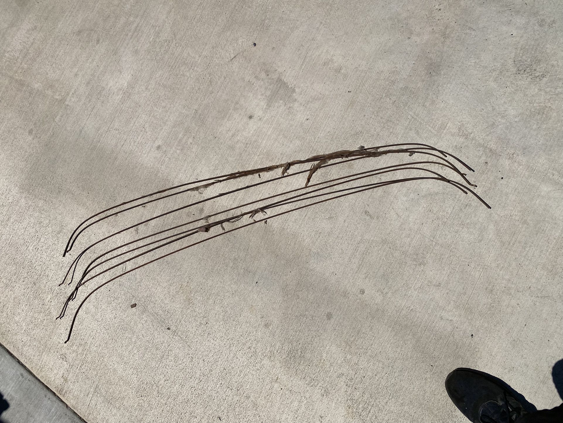 1954 Chevy 4 Door Bel Air Headliner Bows 1953 Chevy Car Parts 