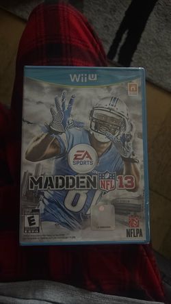 WIIU Madden NFL 13 (never been opened)
