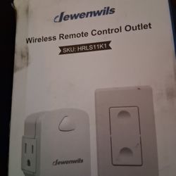 Wireless Remote Control Outlet