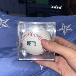Gary sanchez signed MLB baseball yankees