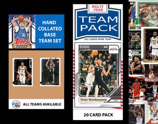 2025-26 Topps NBA Team Set + Multiyear Pack San Antonio Spurs 2025 2024 Wembanyama