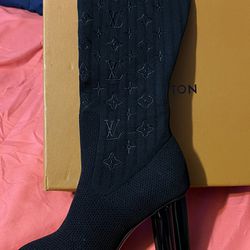 Louis Vuitton Thigh High Sock Boots 