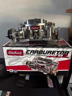 REBUILT EDELBROCK CARBURETOR
