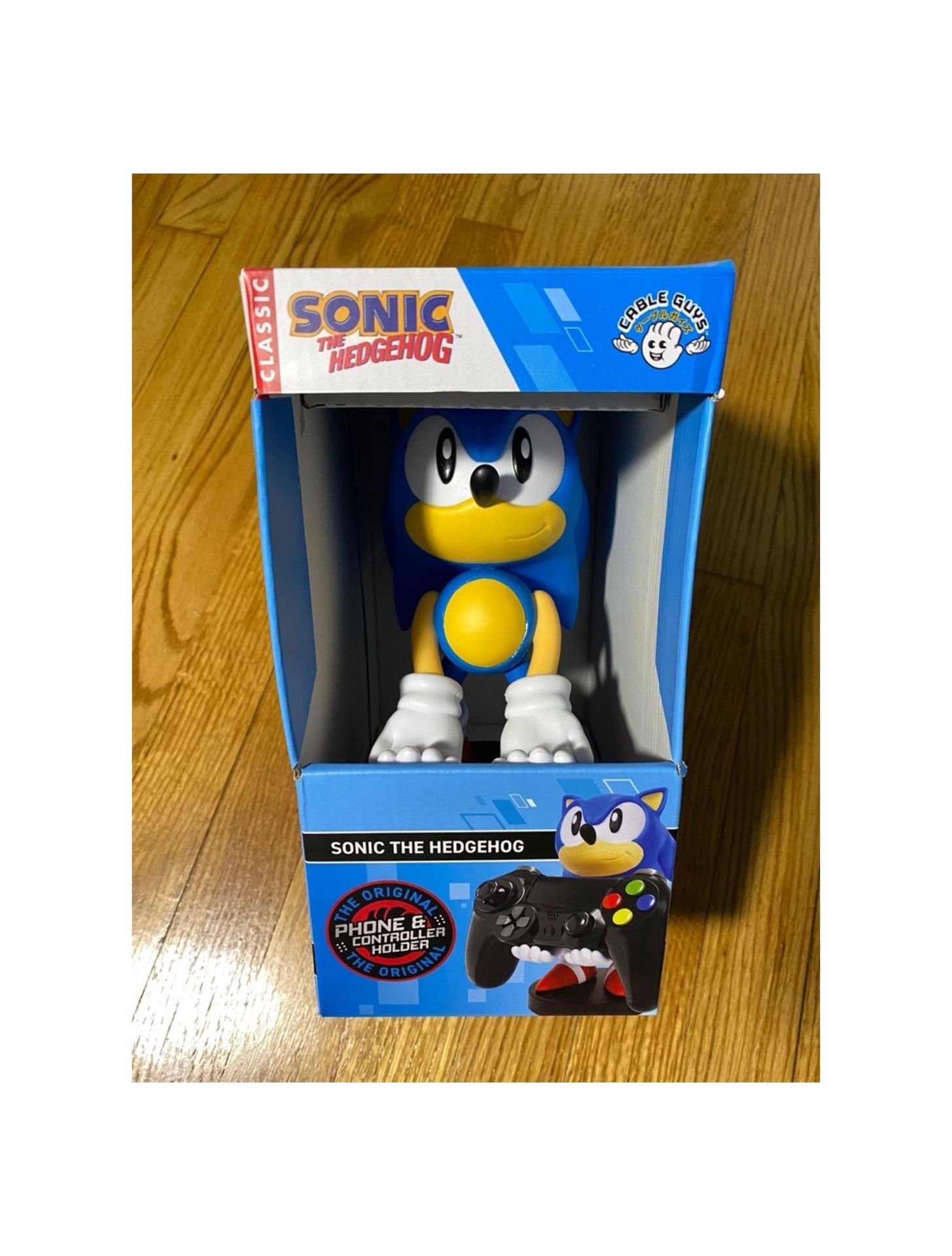 Sonic the Hedgehog Classic Cable Guy Phone & Controller Holder New !!