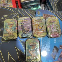 Prismatic Evolutions Tins Pokemon 