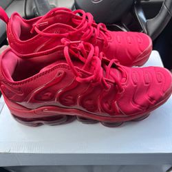 Red Nike Vapor Maxes Size 10 