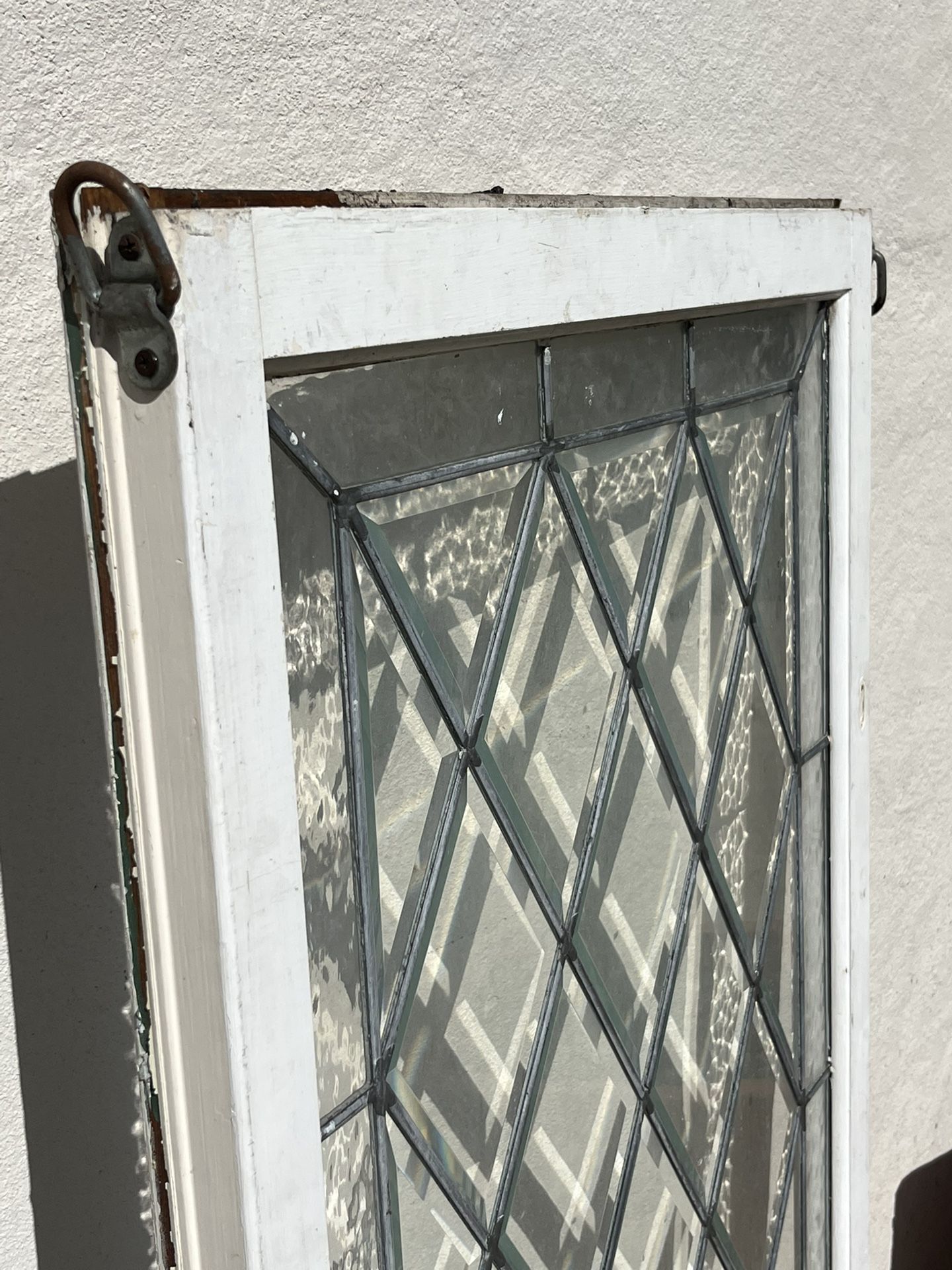 Large Decorative Diamond Leaded Glass Windows for Sale in Long Beach