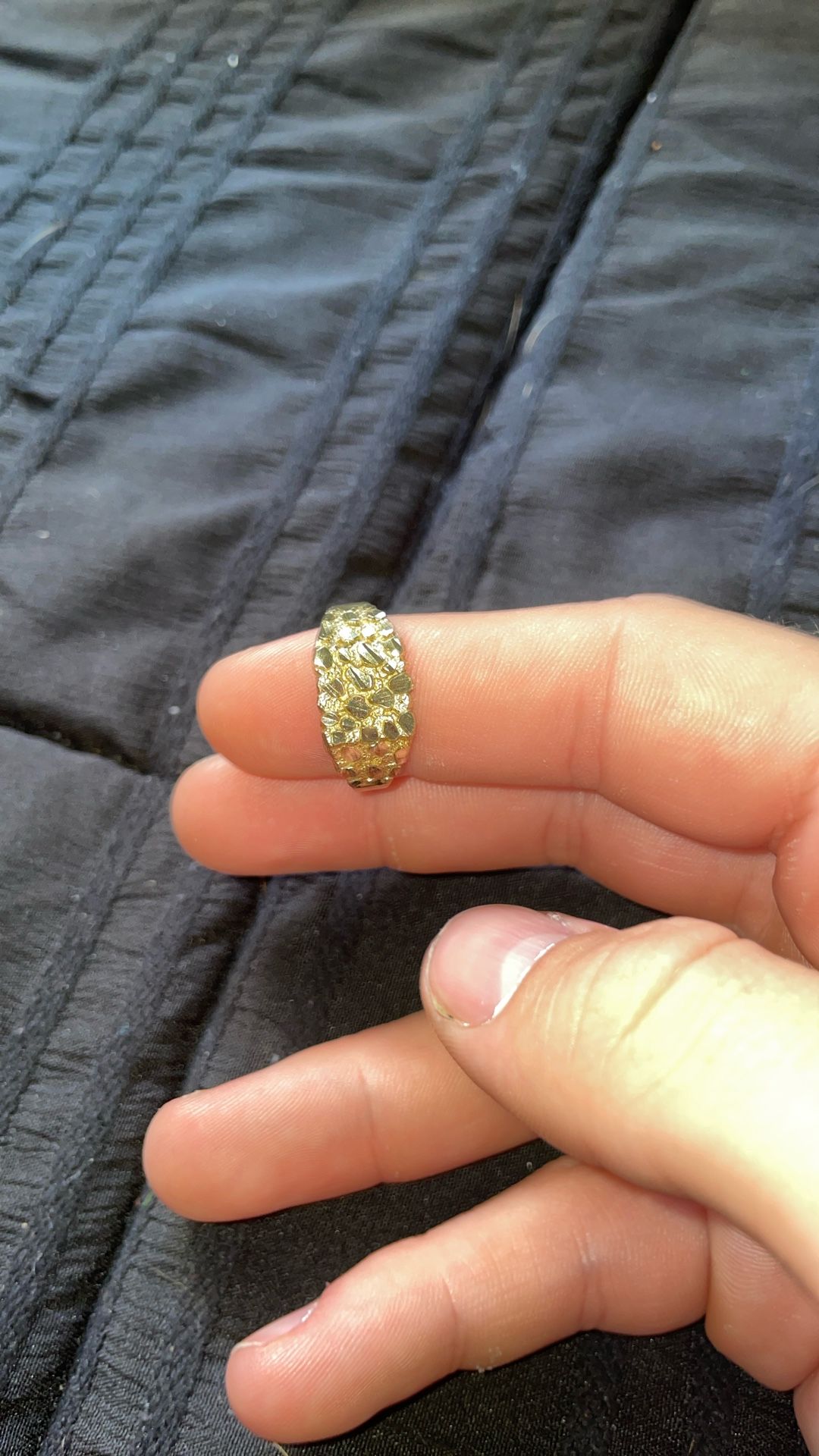 10k Nugget Ring