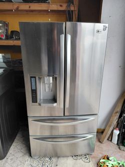 L.G Stainless Steel Refrigerator 